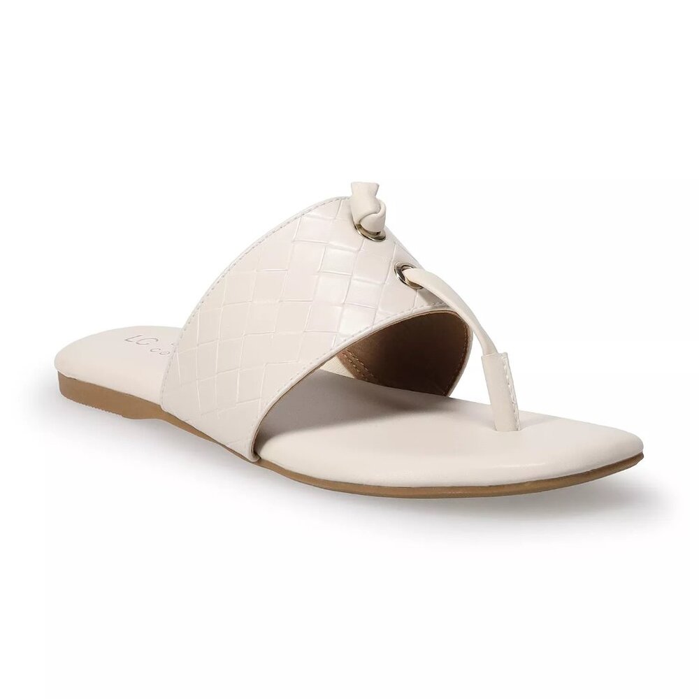LC Lauren Conrad Wrenn Women's Thong Sandals size 8